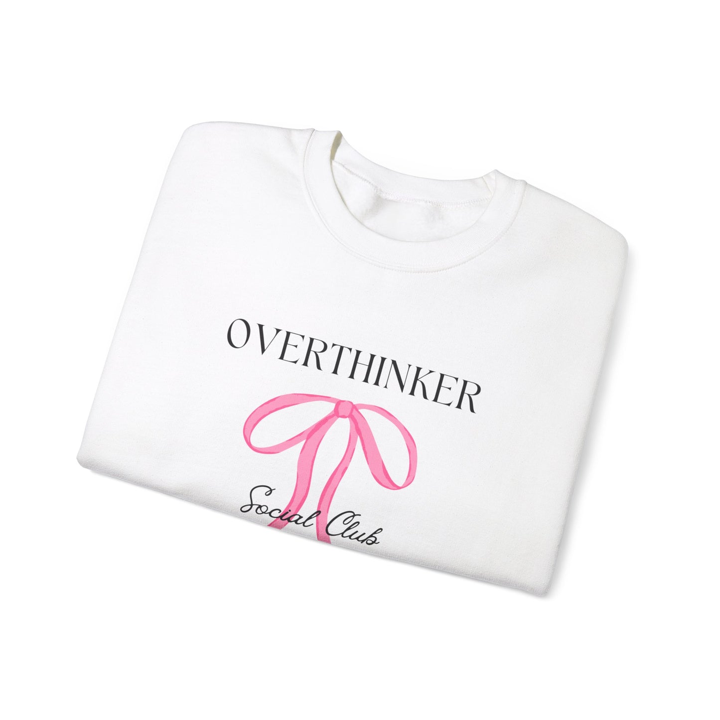 Overthinker Coquette Crewneck Sweatshirt