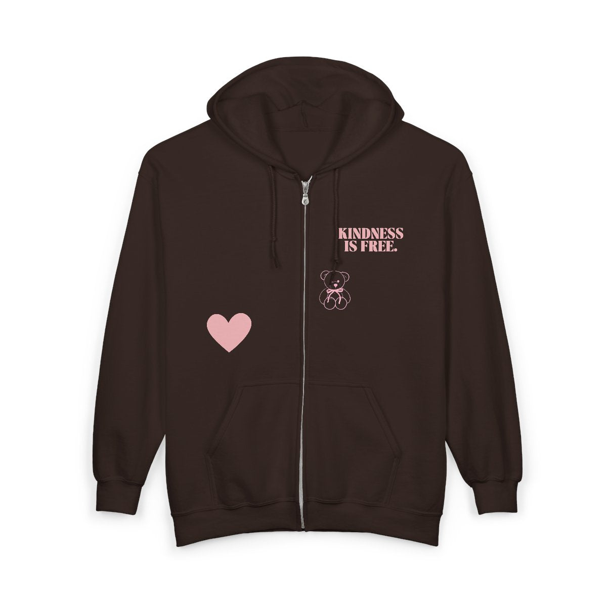 Kindness Is Free Full Zip Hoodie