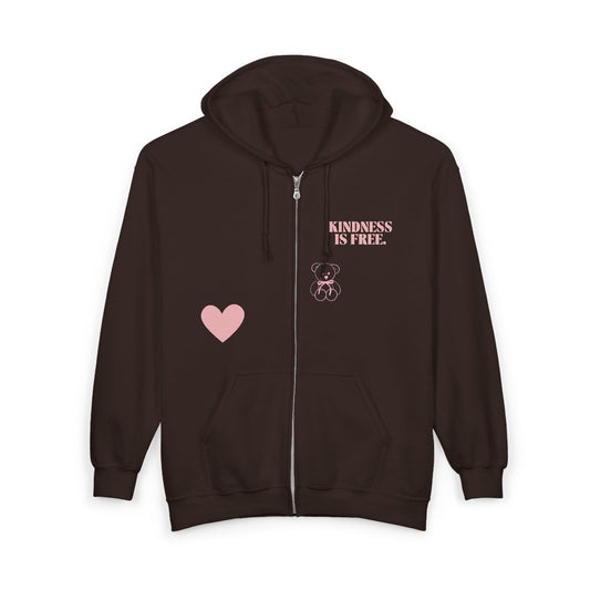 Kindness Is Free Full Zip Hoodie