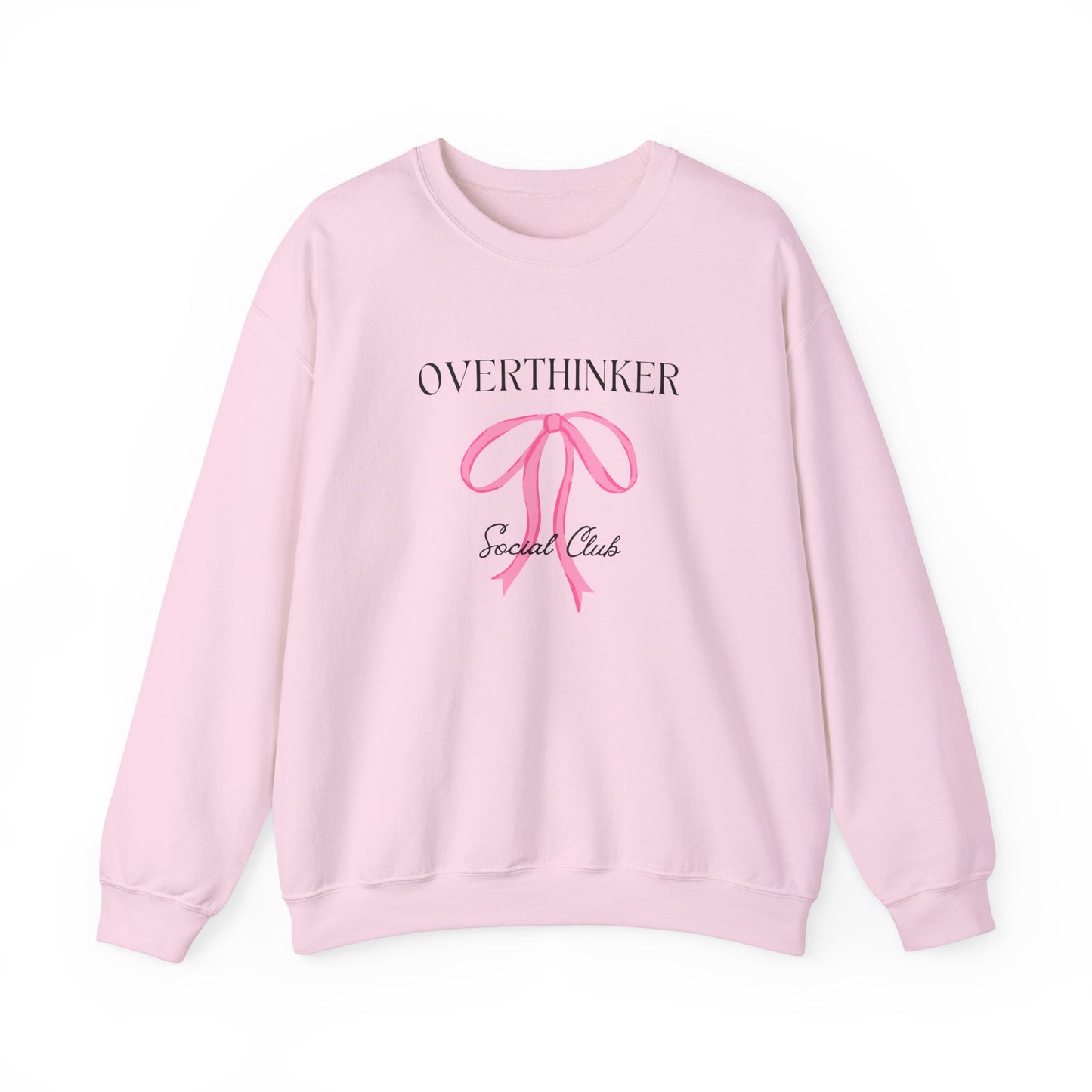 Overthinker Coquette Crewneck Sweatshirt
