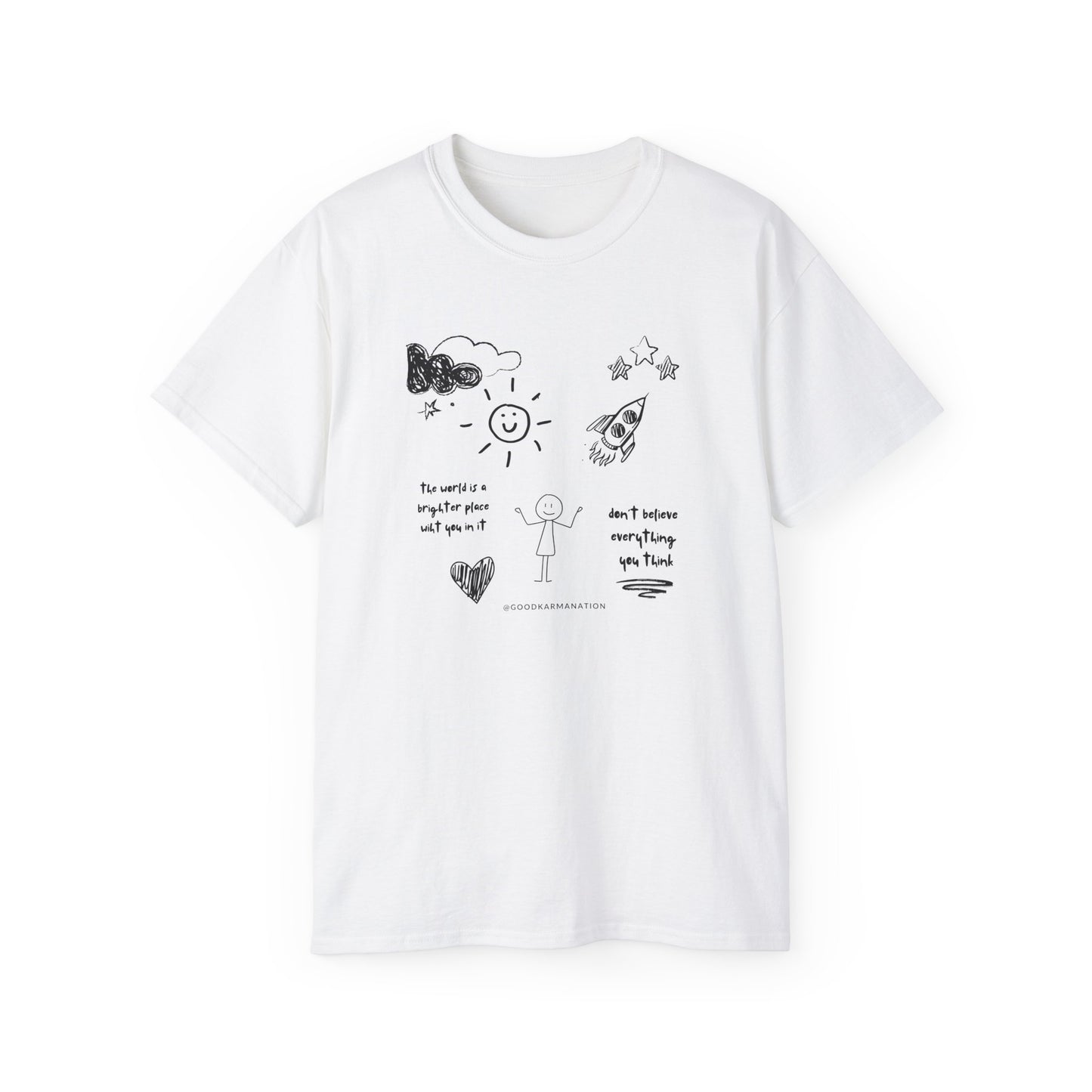 Happy Doodles Ultra Cotton Tee