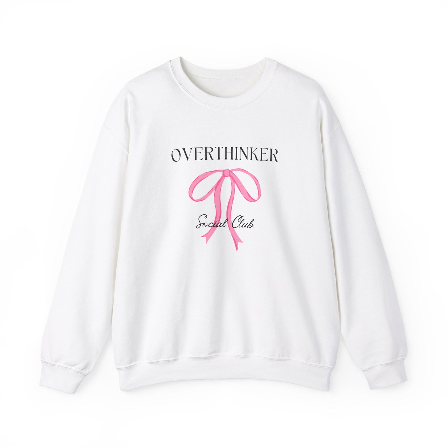 Overthinker Coquette Crewneck Sweatshirt