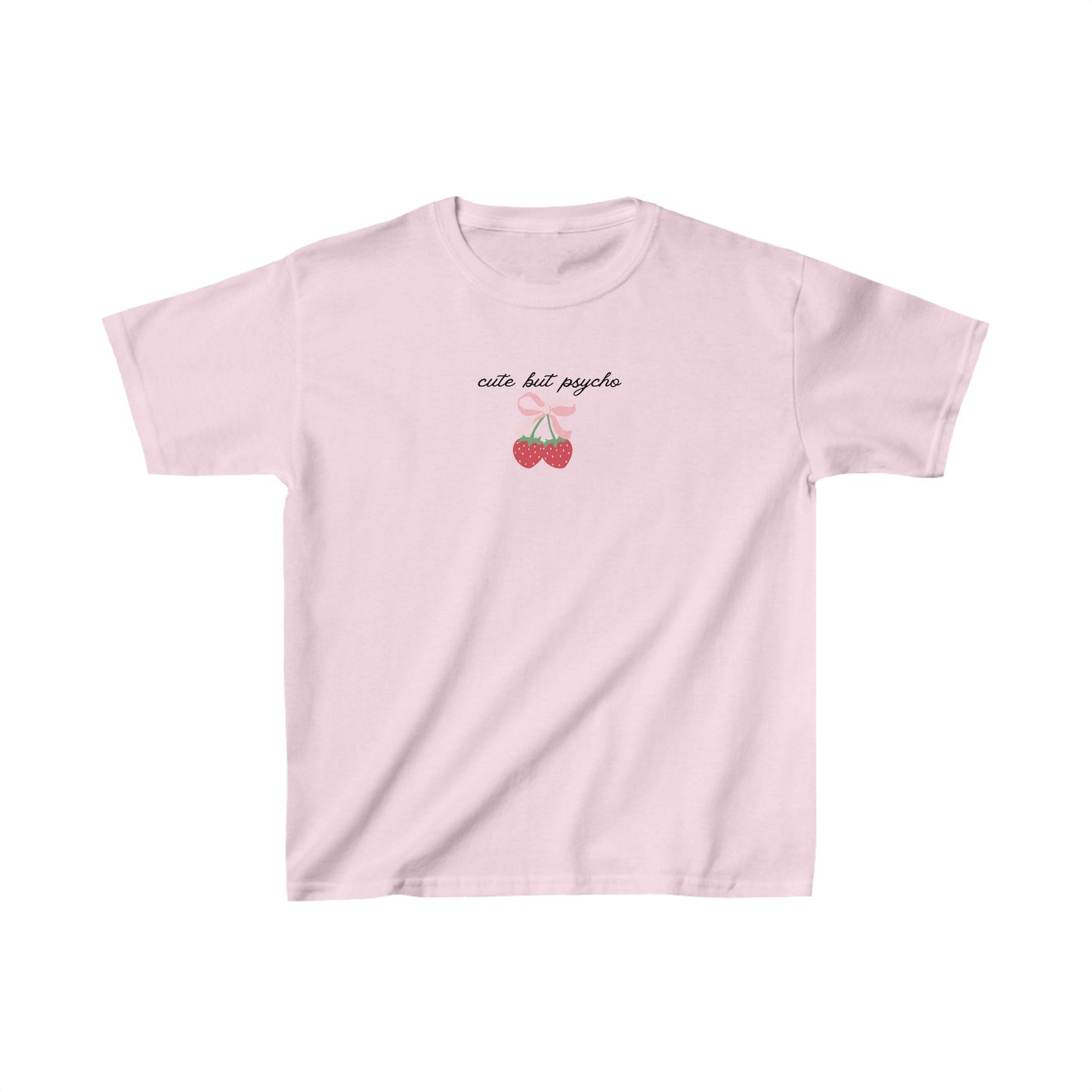 Cute But Psycho Y2K Baby Tee