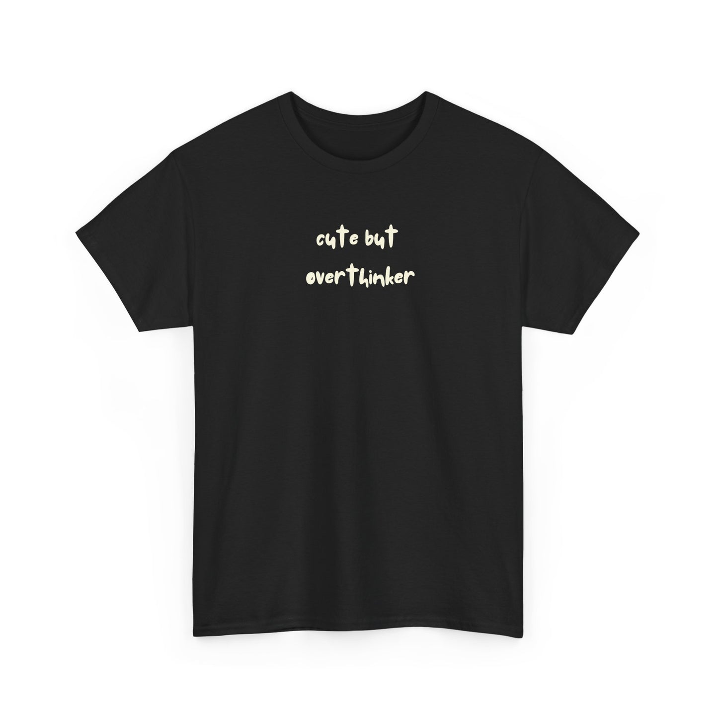 Cute But Overthinker Doodles Heavy Cotton Tee