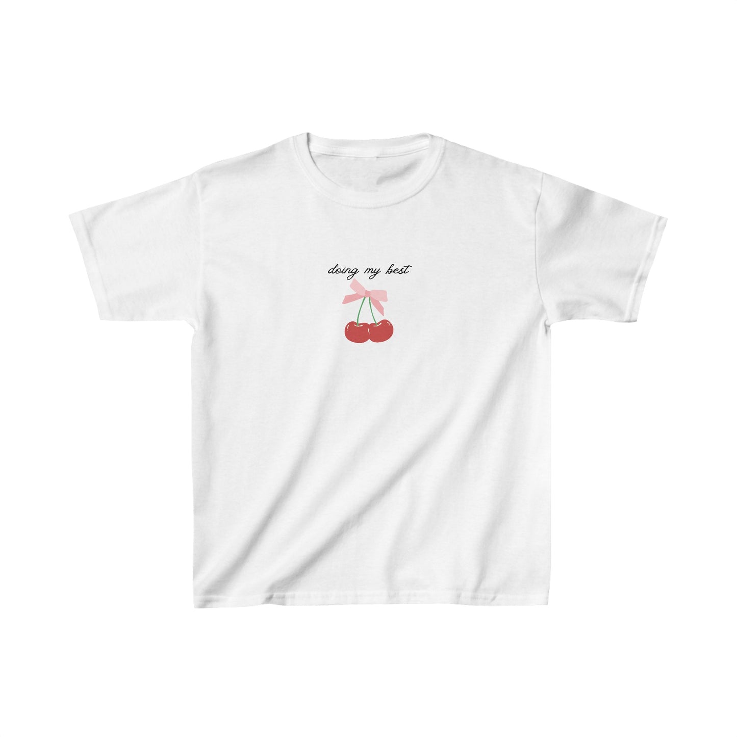 Doing My Best Y2K Baby Tee