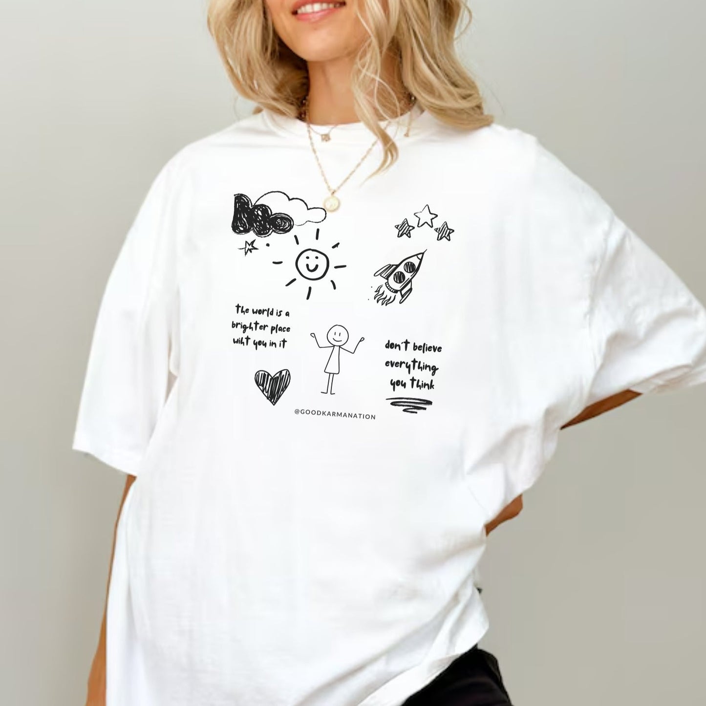 Happy Doodles Ultra Cotton Tee