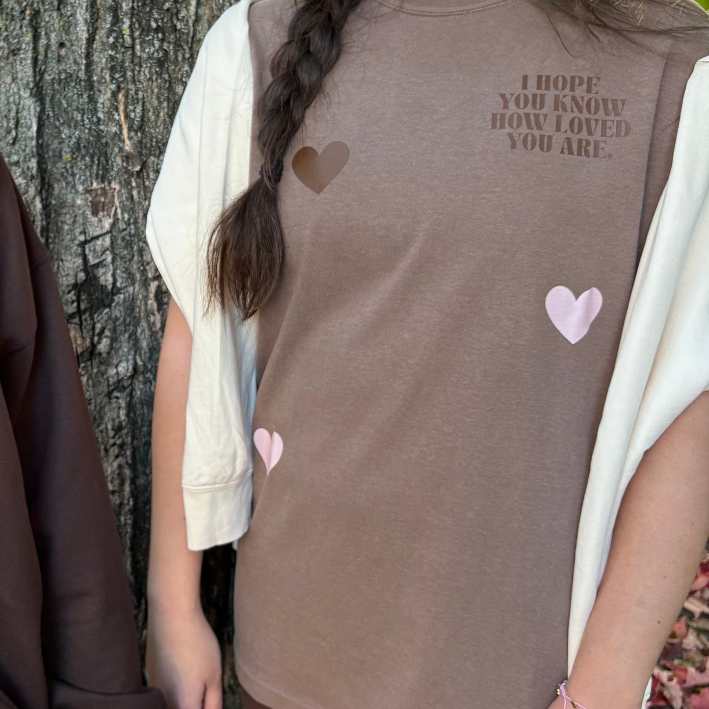 You Are Loved Espresso Tee
