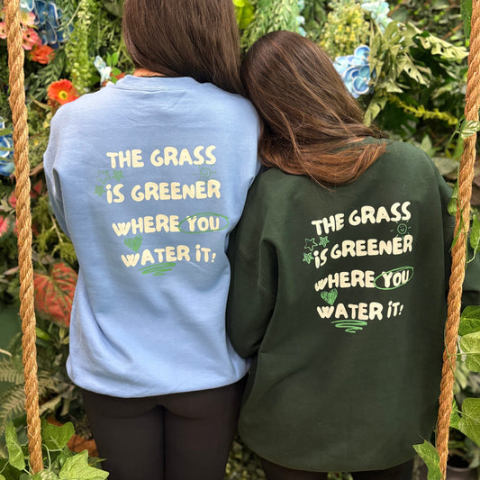Doodles The Grass Is Greener Crewneck Sweatshirt