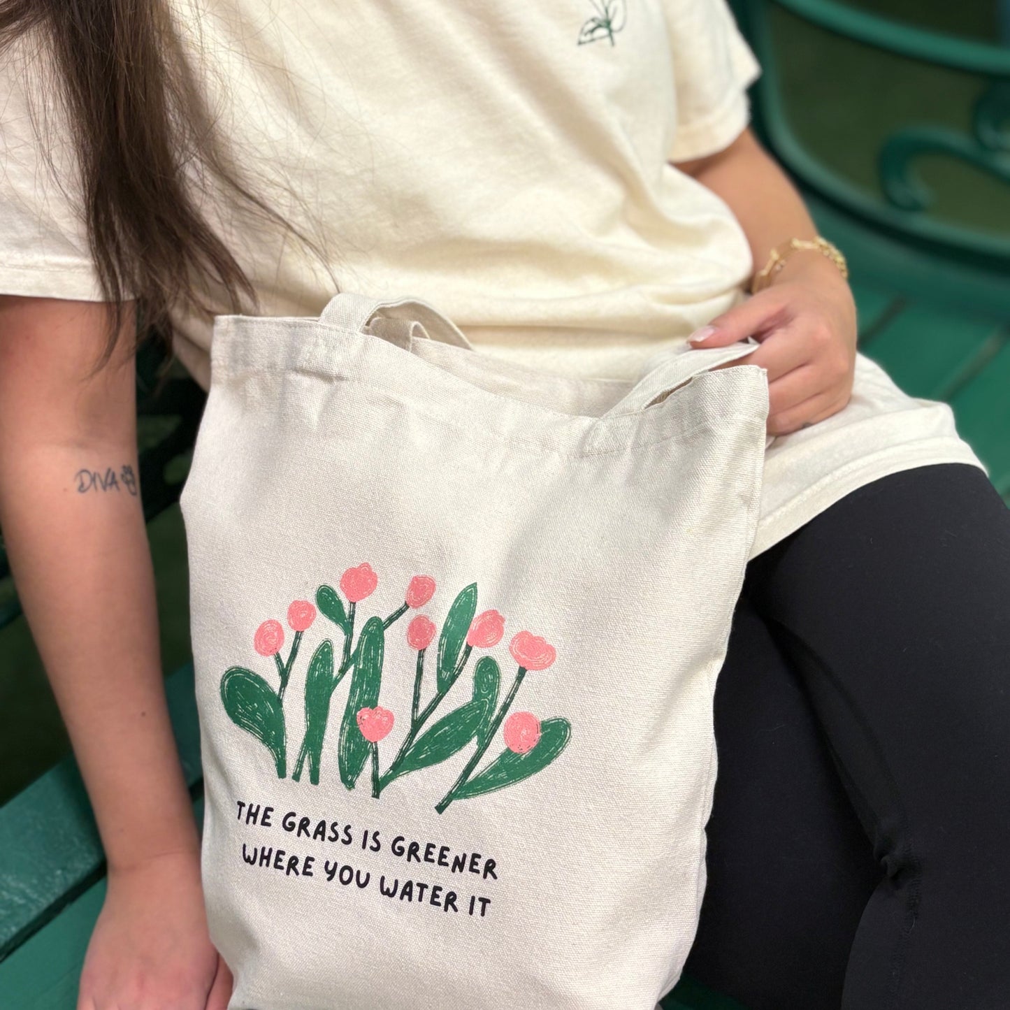 Blooming Tulips Tote Bag