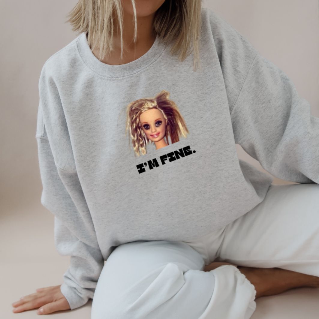 I’M FINE Iconic Crewneck Sweatshirt