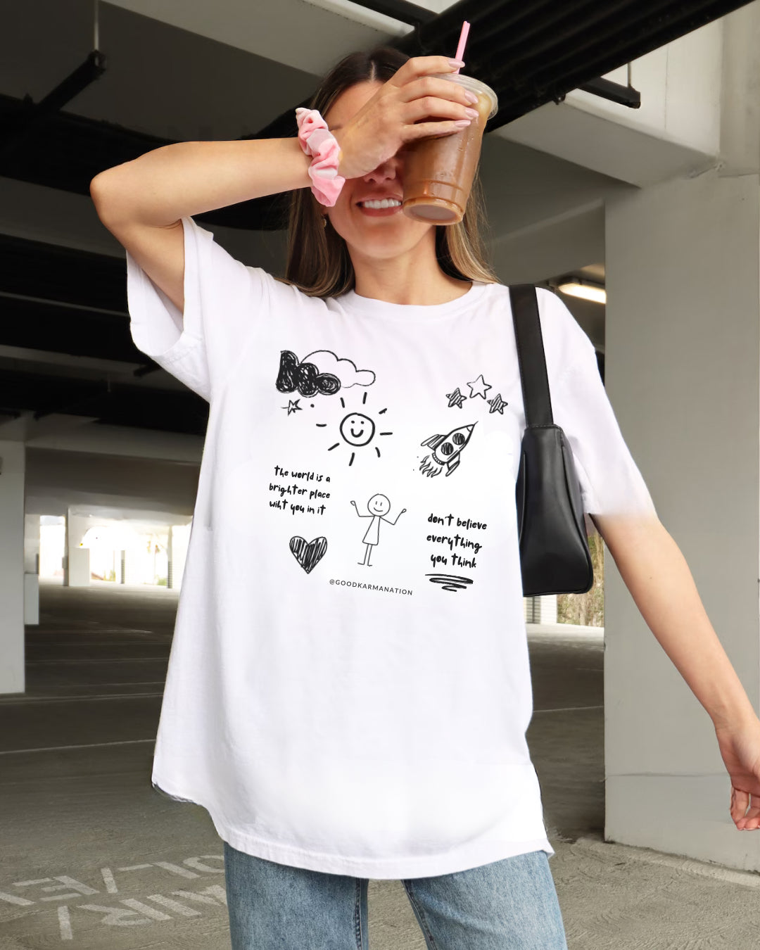 Happy Doodles Ultra Cotton Tee