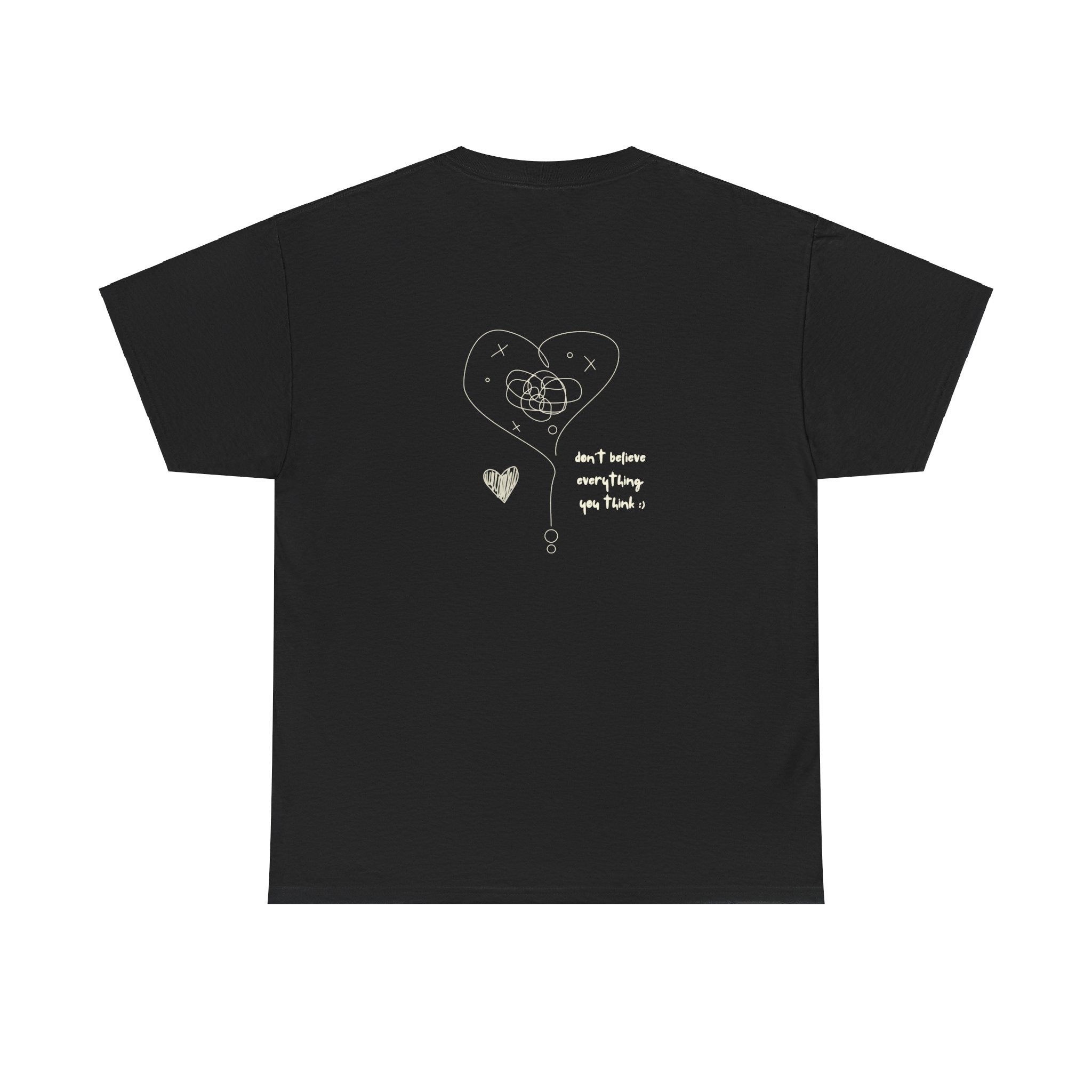 Cute But Overthinker Doodles Heavy Cotton Tee