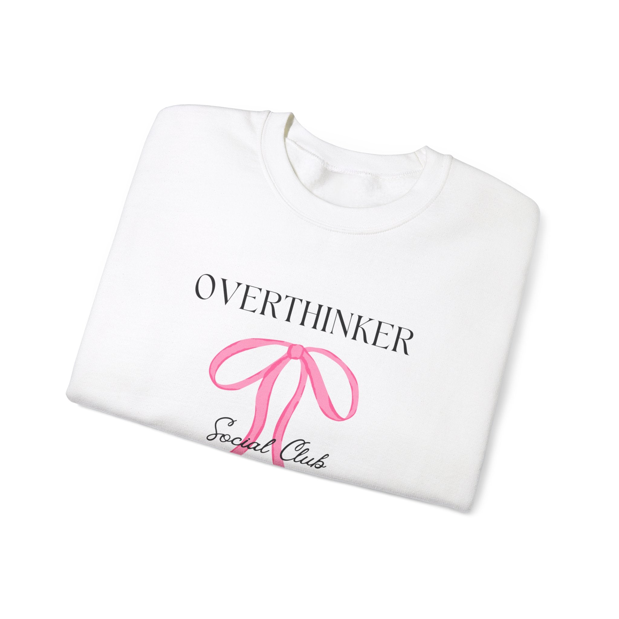 Overthinker Coquette Crewneck Sweatshirt