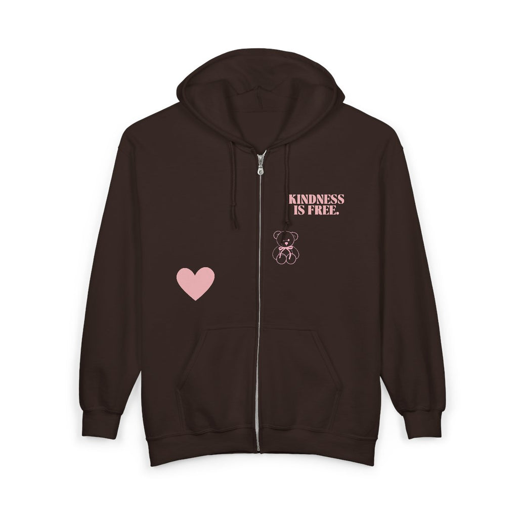 Kindness Is Free Full Zip Hoodie