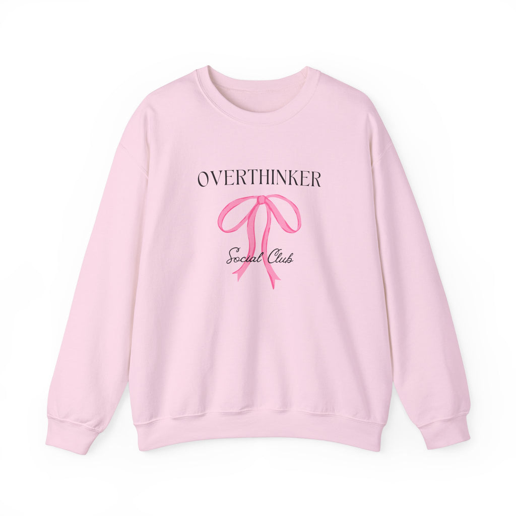 Overthinker Coquette Crewneck Sweatshirt