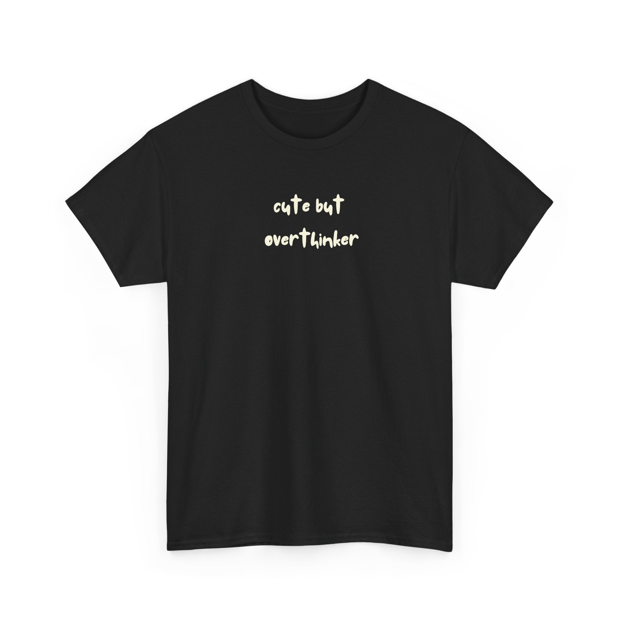 Cute But Overthinker Doodles Heavy Cotton Tee