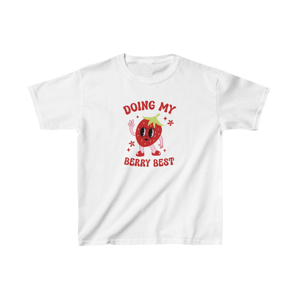 Doing My BERRY Best Y2K Baby Tee