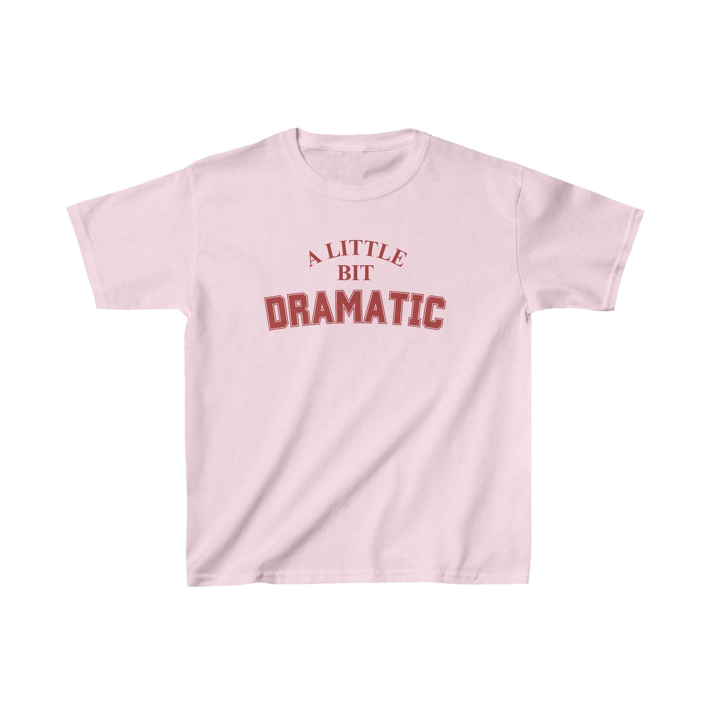 A Little Bit Dramatic Y2K Baby Tee