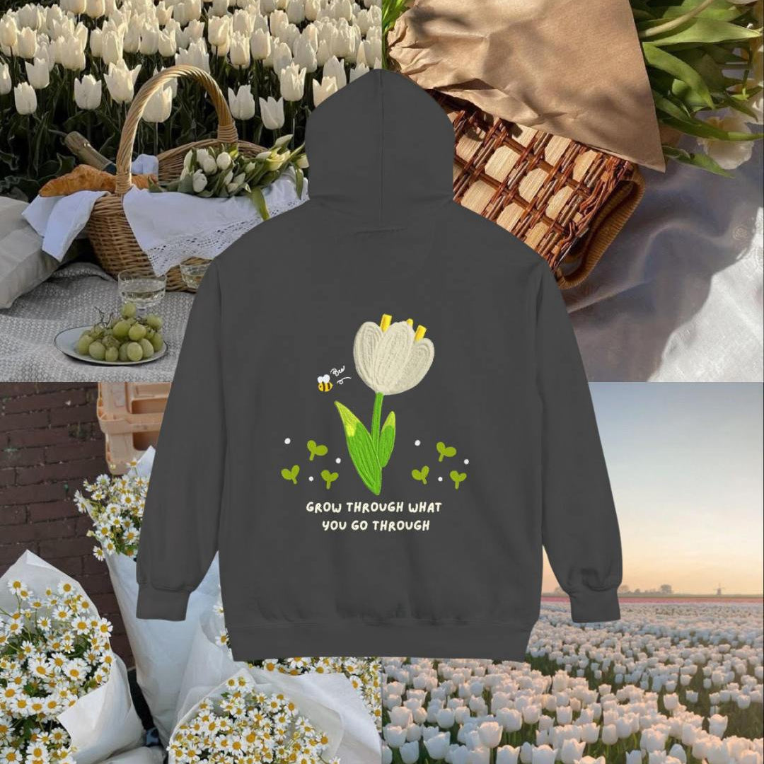 Grow Through What You Go Through Premium Hoodie
