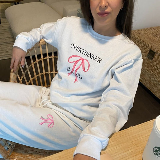 Overthinker Bow Sweatsuit