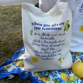 Not Your Average Lemons Tote Bag