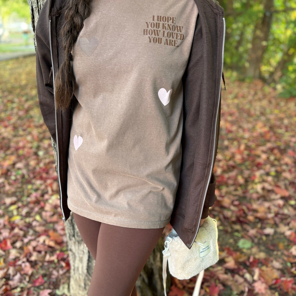You Are Loved Espresso Tee