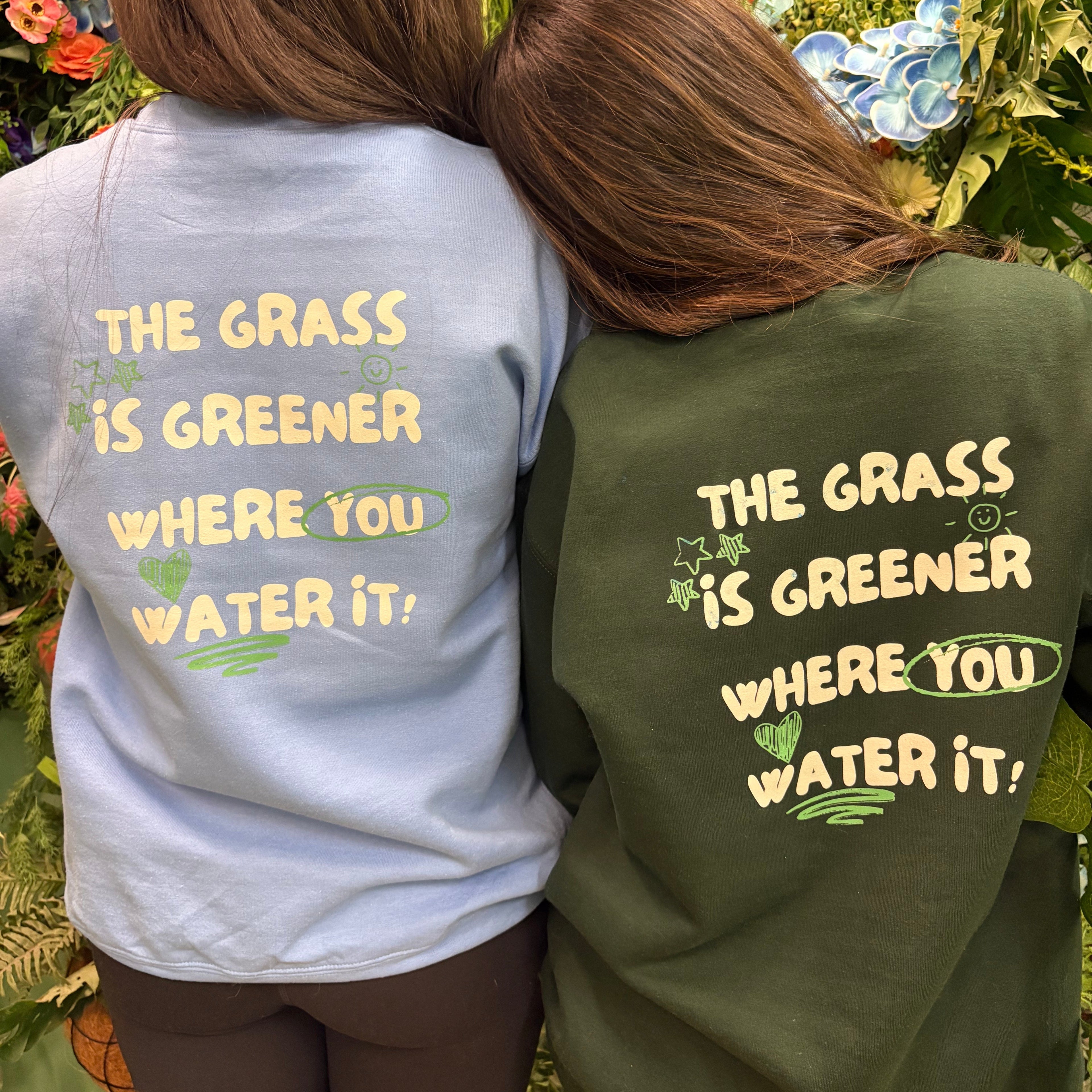Doodles The Grass Is Greener Crewneck Sweatshirt