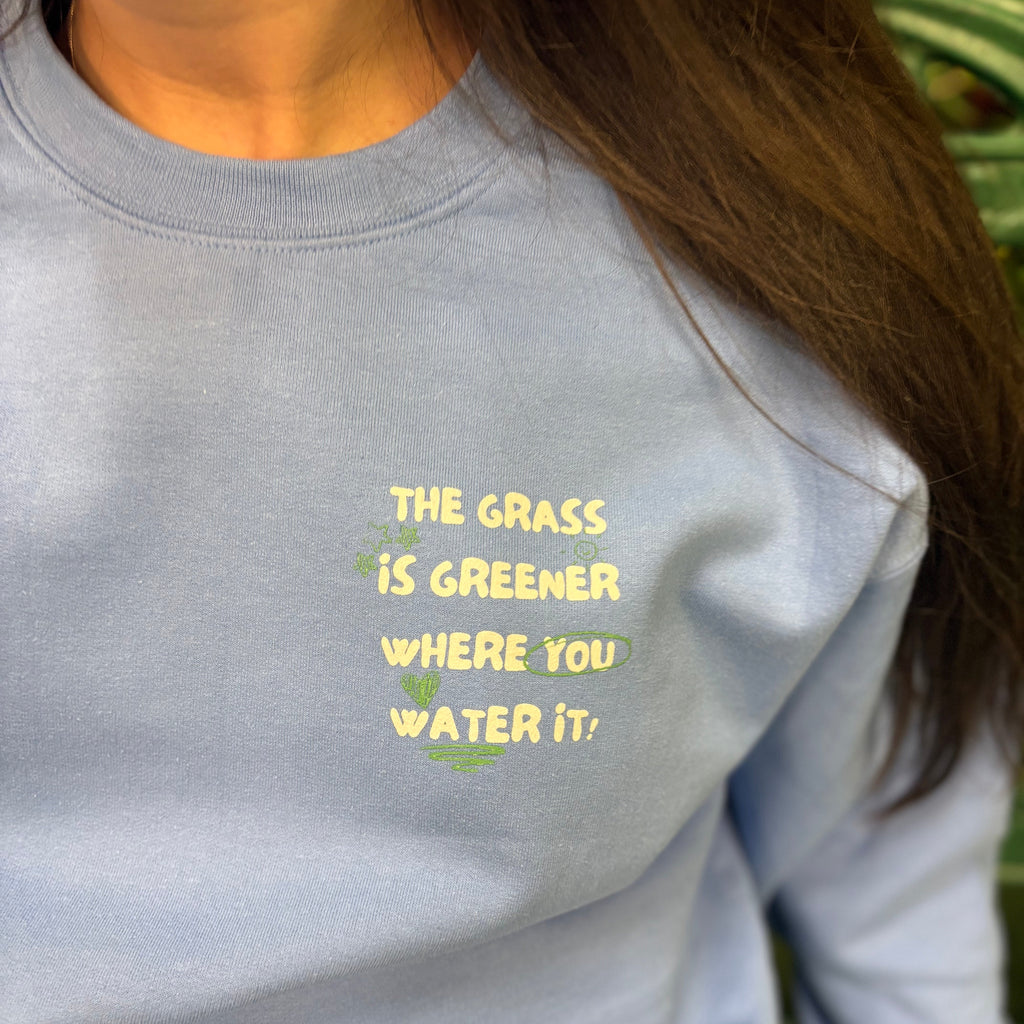 Doodles The Grass Is Greener Crewneck Sweatshirt