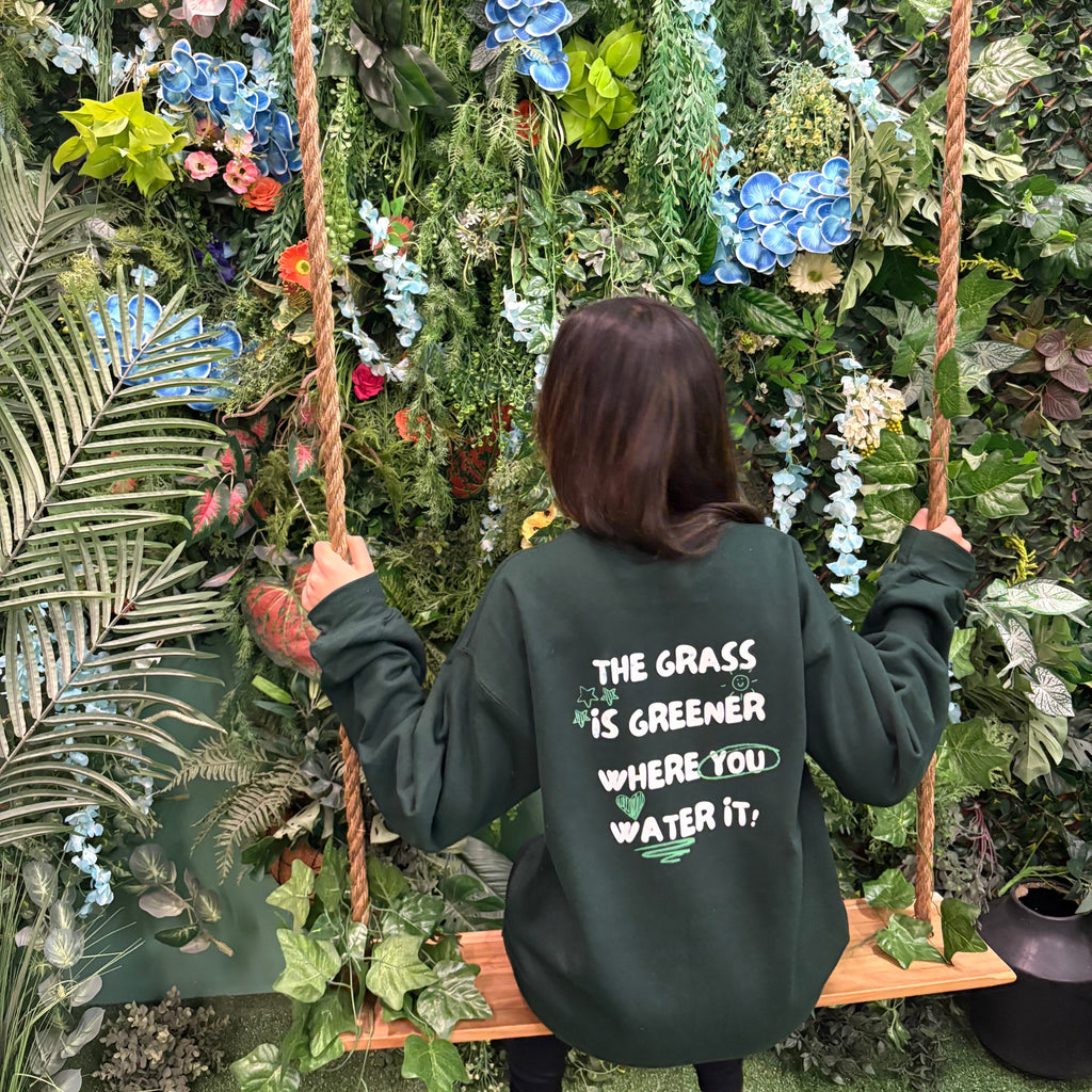 Doodles The Grass Is Greener Crewneck Sweatshirt