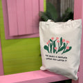 Blooming Tulips Tote Bag