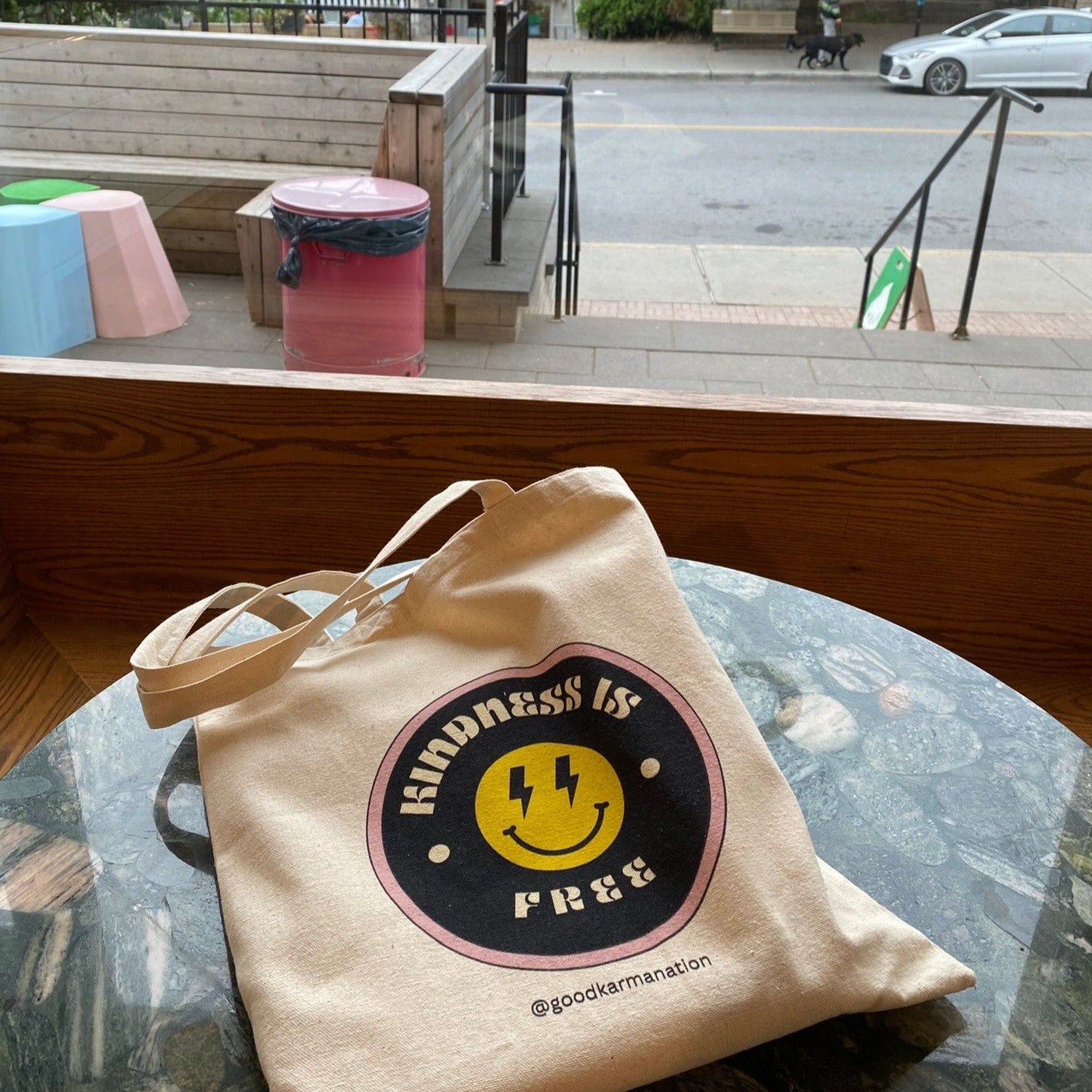 Kindness is Free Cotton Canvas Tote Bag