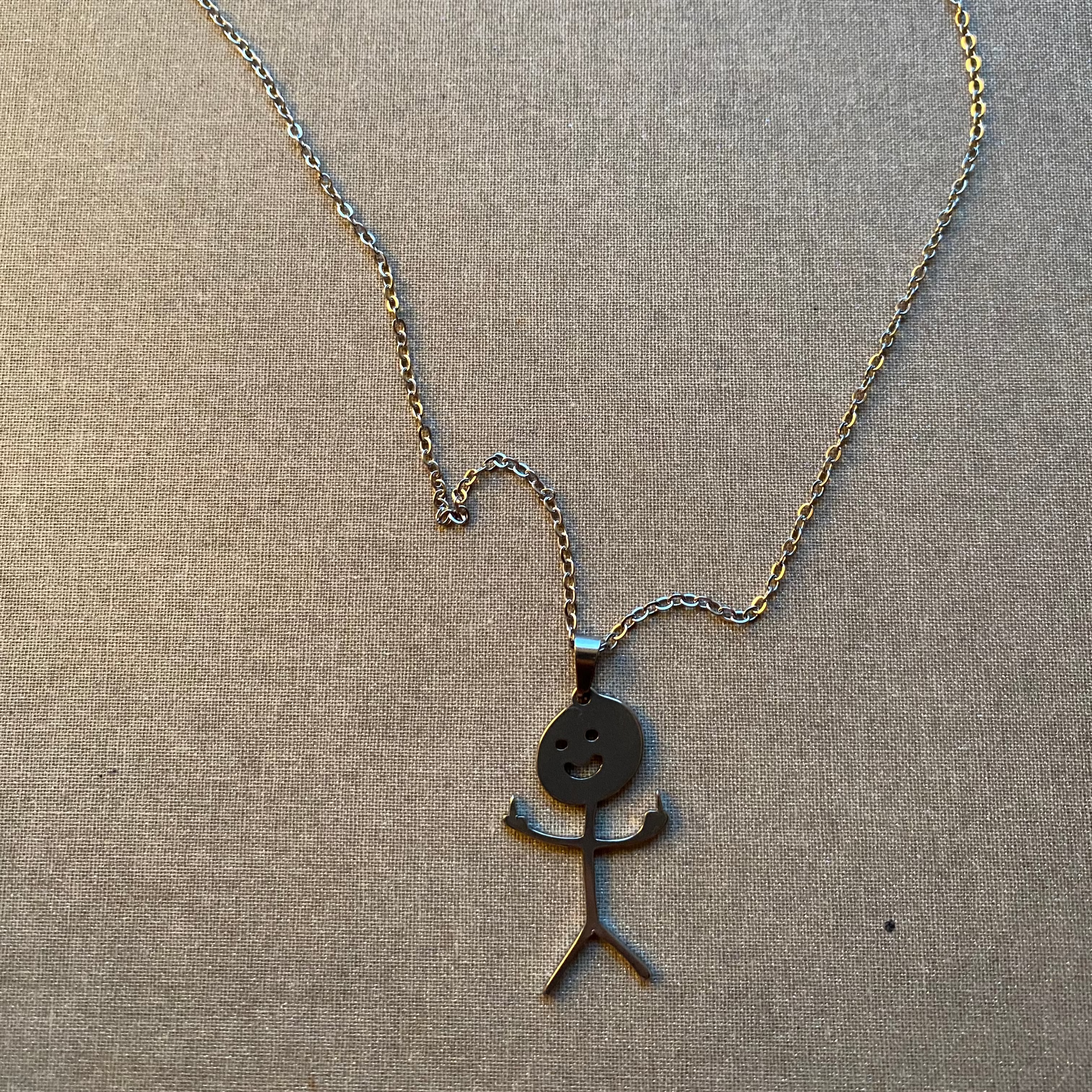 FU Smiley Necklace